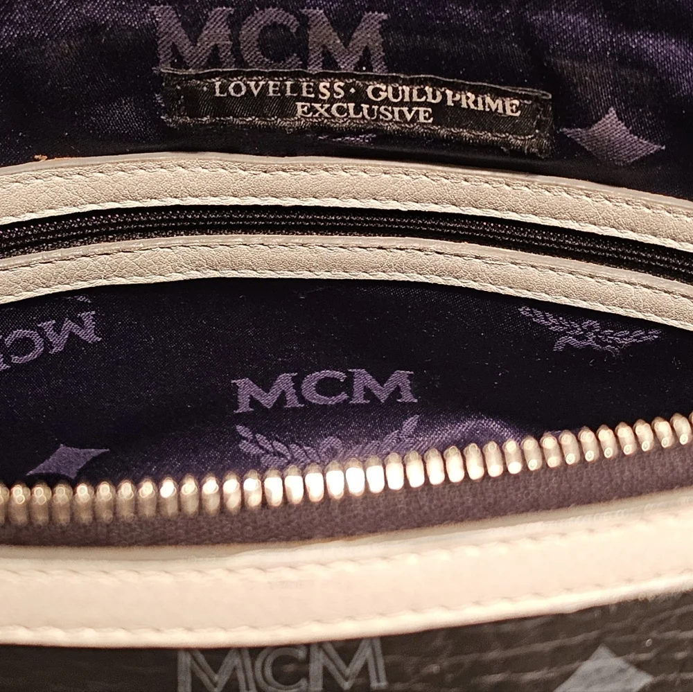 MCM Oversized Studded Clutch Pouch /Ipad Case - Picture 9 of 12